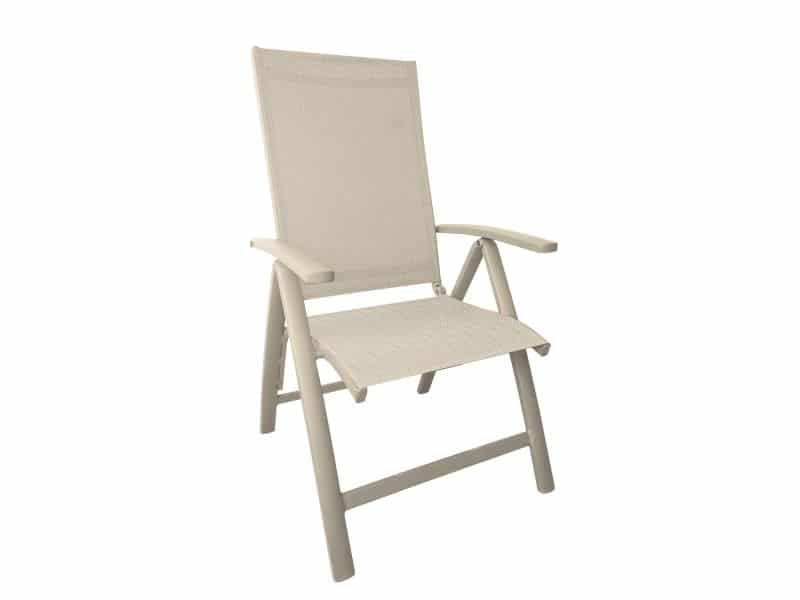 Vita Primero Inklapbare Tuinstoel Creme