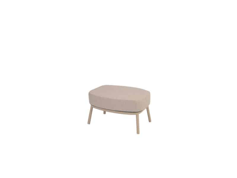Voetenbank Puglia Latte 4SO Kussens Hocker Footstool Buiten Tuin 4 Seasons Outdoor