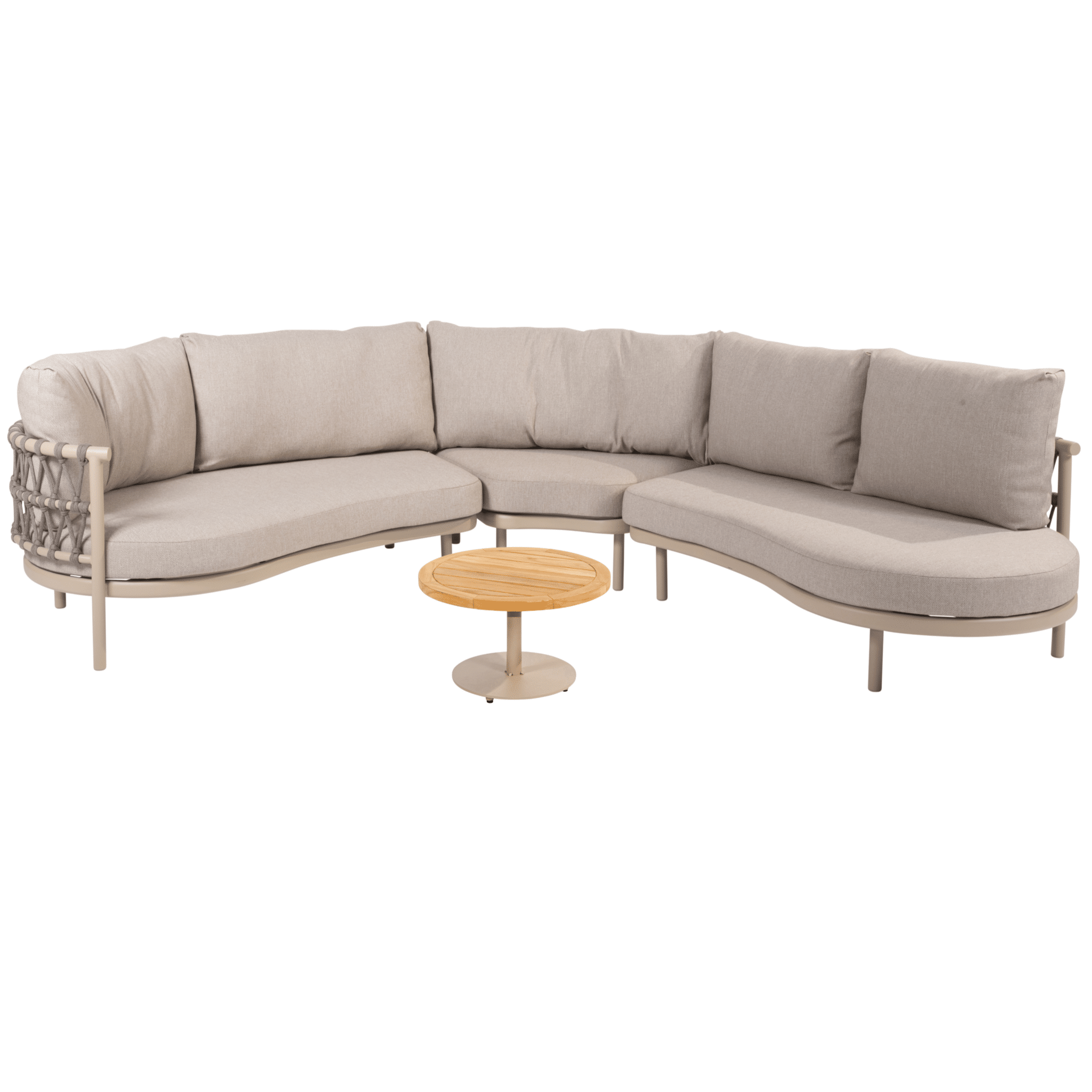 volta piacenza modulaire hoek loungeset 4 delig teak latte taste 4so