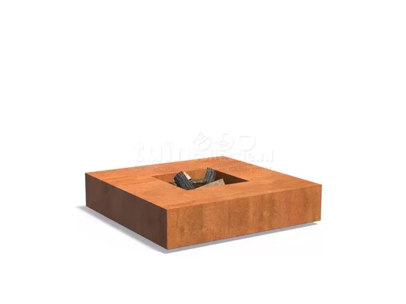 Vuurtafel Cortenstaal 120x120cm