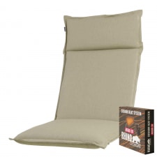 warmtekussen hoge rug havana jute (afritsbaar)