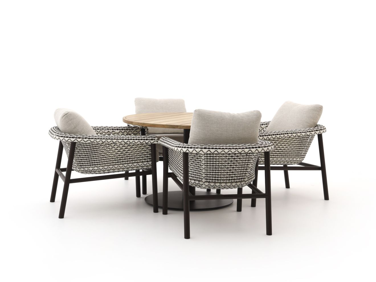 zavelli cuore ø 120cm dining tuinset 5 delig laagste prijsgarantie!