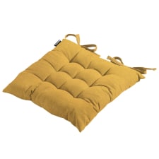 zitkussen toscane 46x46cm napels mustard (waterafstotend)