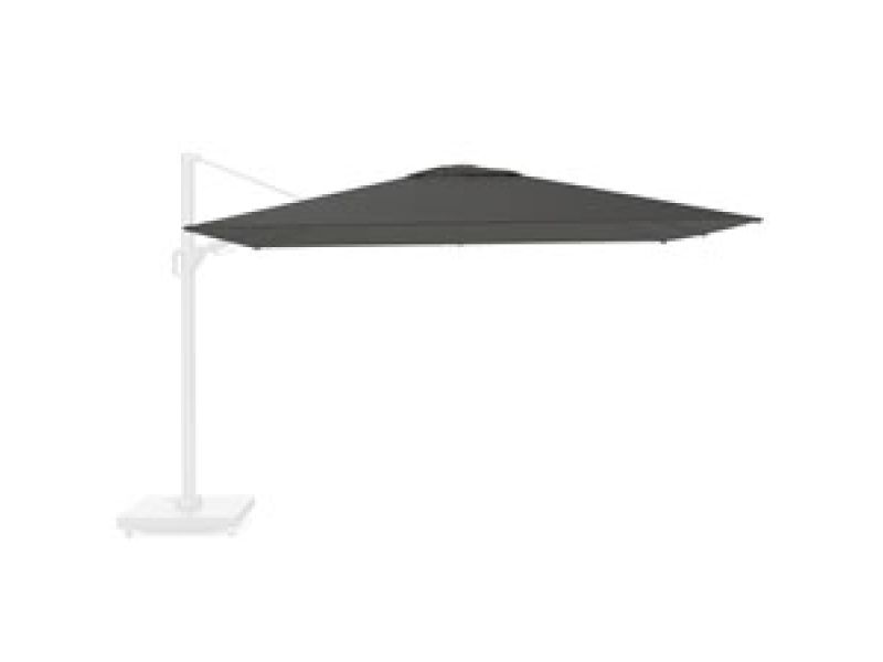 Zweefparasoldoek Platinum Challenger T2 Premium 260x350cm (Faded black) Dieptevariant