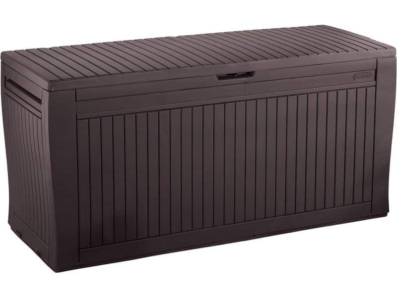 231317 Comfy Box bruin - extra groot formaat - opbergbox voor buiten Opbergbox Tuinkussenbox