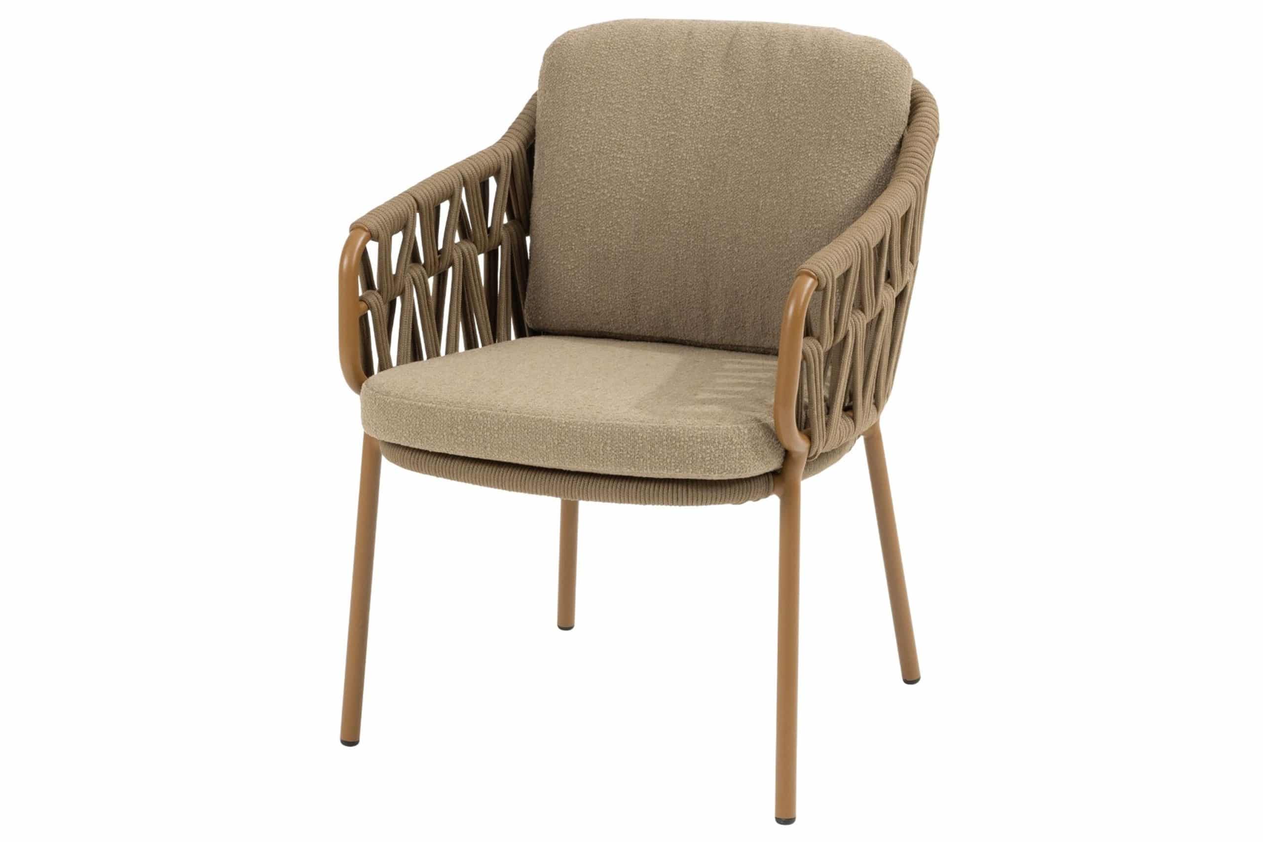 4 seasons biarritz dining chair amber with 2 cushions (per 2 stuks)