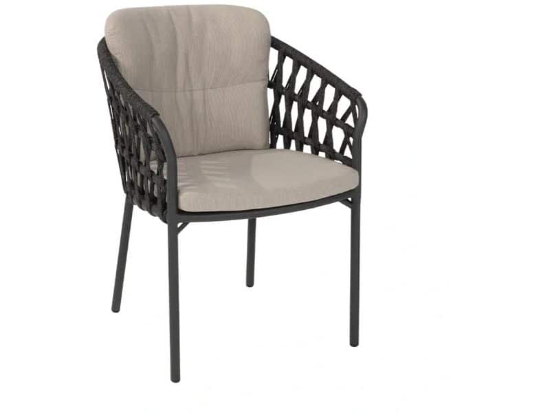 4 Seasons Outdoor Albareto Dining Tuinstoel - Antraciet