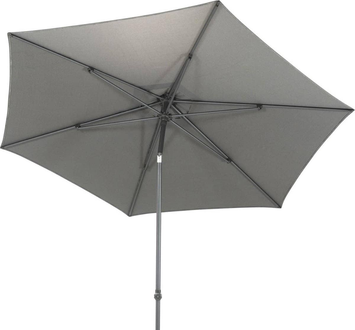4 seasons stokparasol azzurro 300 cm mid grey