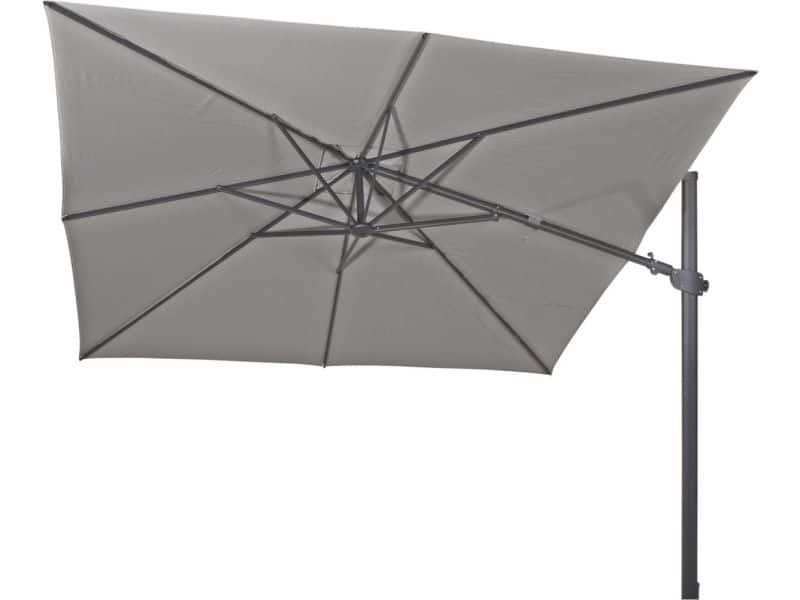 4-Seasons zweefparasol Siesta Premium 300 x 300 cm Charcoal