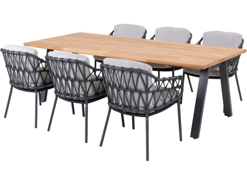 4SO Calpi/Ambassador 240x100 cm. - 7-delige tuinset OP=OP