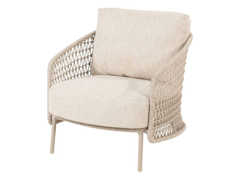 4SO Puccini lounge stoel latte