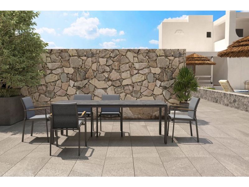 4SO - Taste Melbourne Stapelstoel Rope Antracite