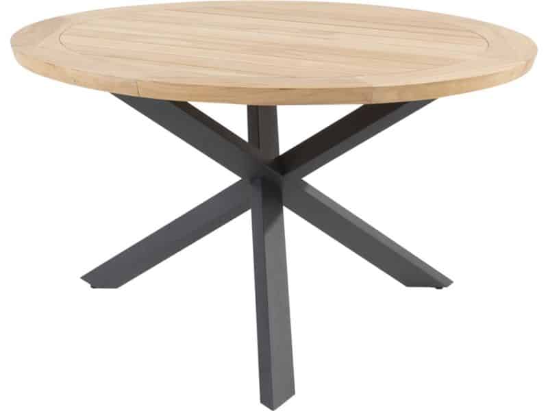 4SO - Taste Prado Dining Tafel Teak Antracite dia. 130