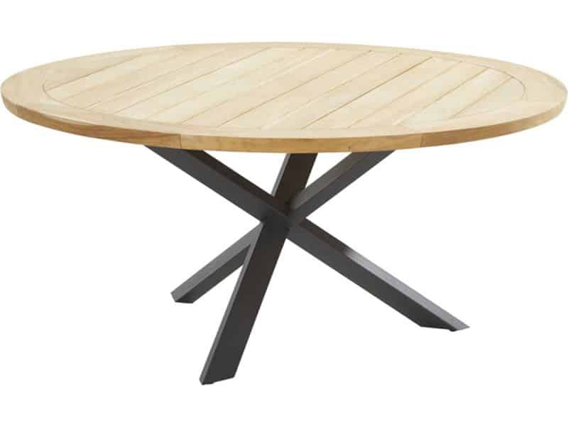 4SO - Taste Prado Dining Tafel Teak Antracite dia. 160