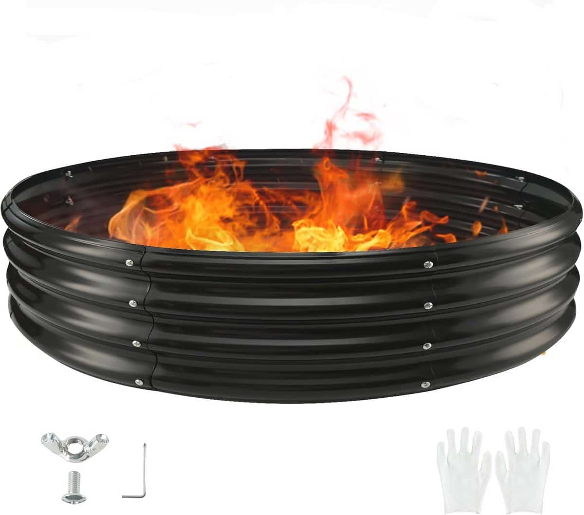 60 inch ronde gegalvaniseerde stalen vuurringput voor buiten