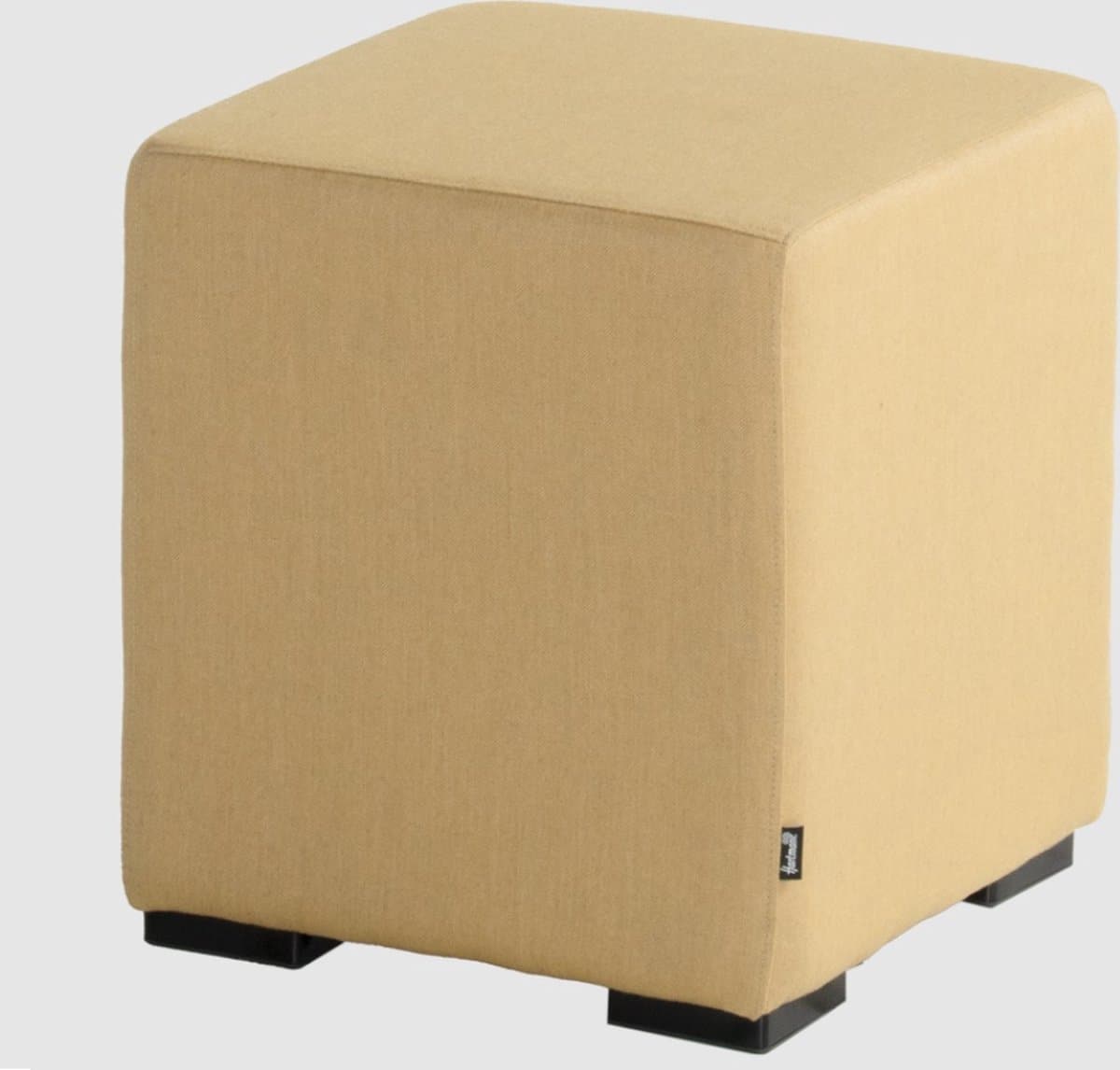 alex hocker 42x42x45cm geel