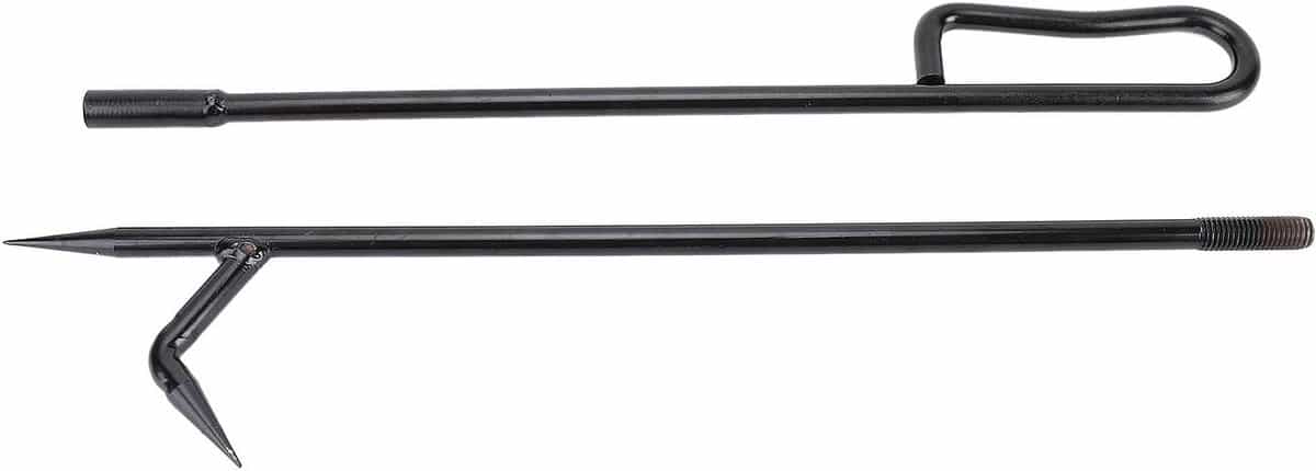 allecto open haard poker kamperen duurzaam metaal brand gereedschap buiten vuur accessoire