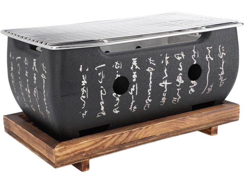 Allecto Plus - Japanse Stijl BBQ Grill XL voor Camping