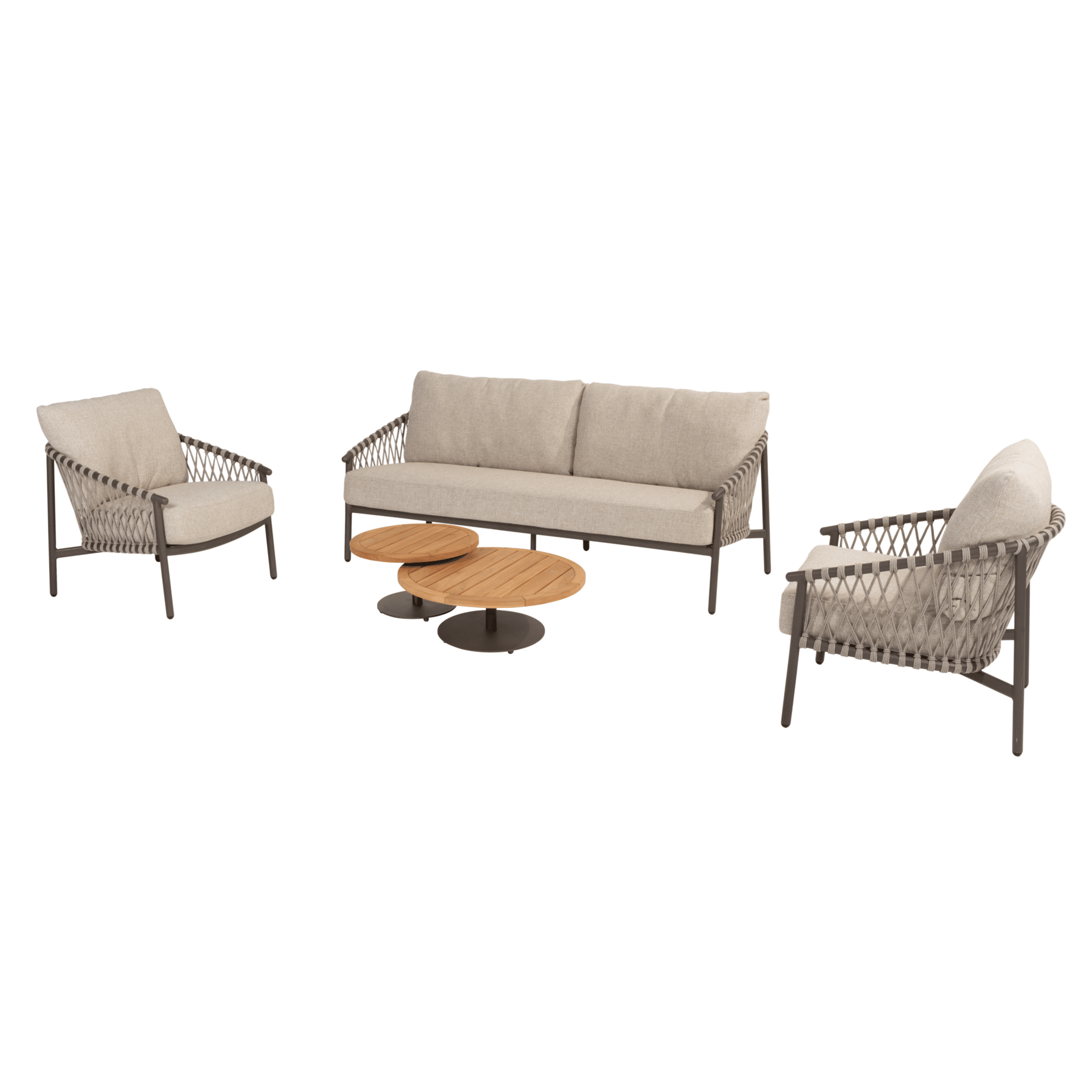 allora stoel bank loungeset 5 delig terre teak 4 seasons outdoor