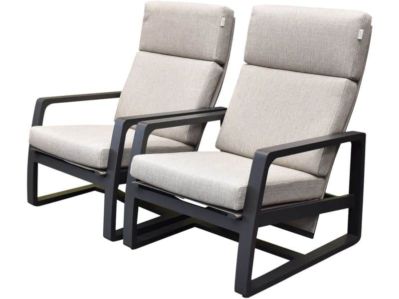 Angelo balkonset 2 delig verstelbaar antraciet