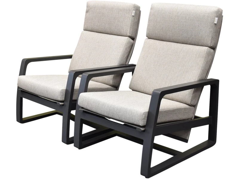 Angelo balkonset 2 delig verstelbaar antraciet