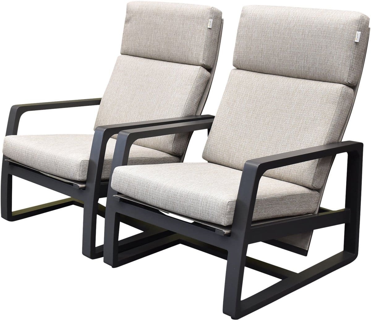 angelo balkonset 2 delig verstelbaar antraciet