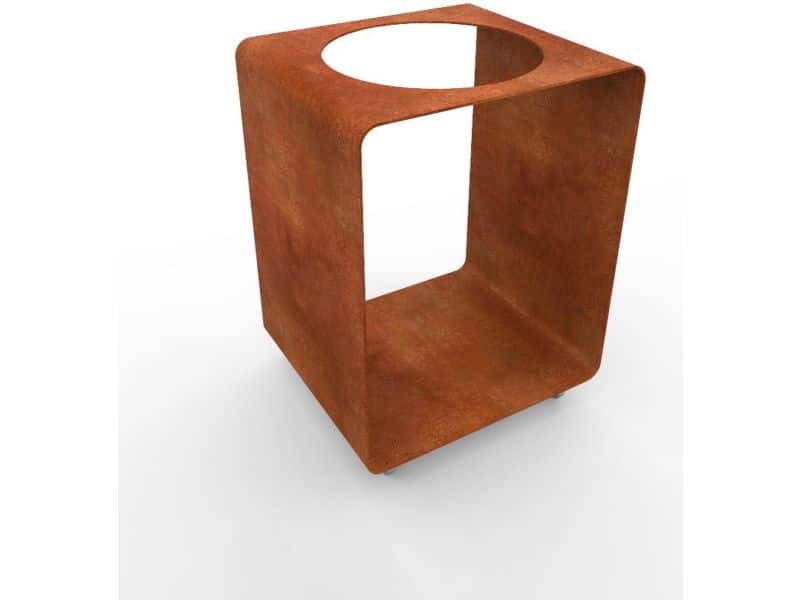 Artola - BloQ met Gat voor Qrib - Cortenstaal