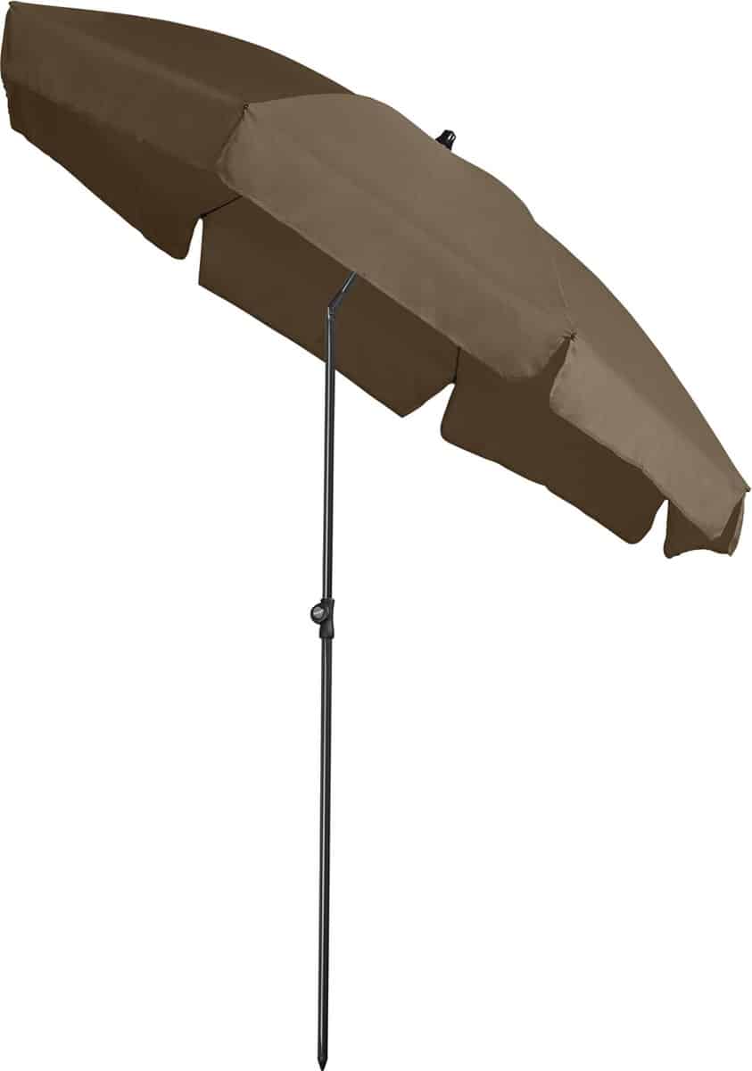 aruba Ø200cm taupe volant kantelbaar