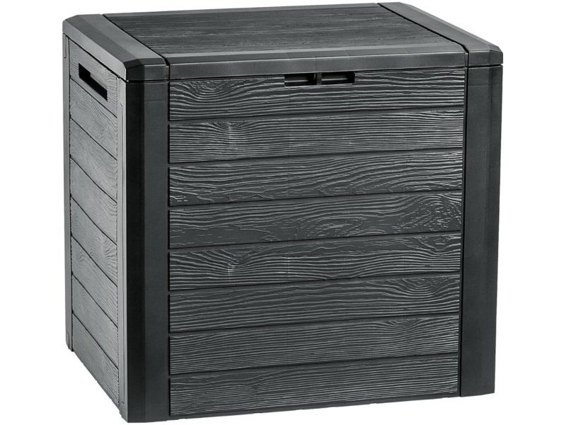 Aura® Opbergbox Tuin - Opbergbox Tuinkussenbox - Keter Opbergbox - Grijs - 59cm x 46cm x 55cm