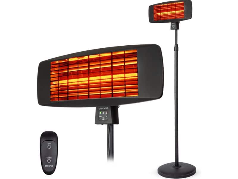 Auronic Terrasverwarmer - Infrarood Verwarming - Elektrisch - 2000W