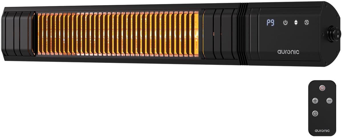 auronic terrasverwarmer infrarood verwarming touch display