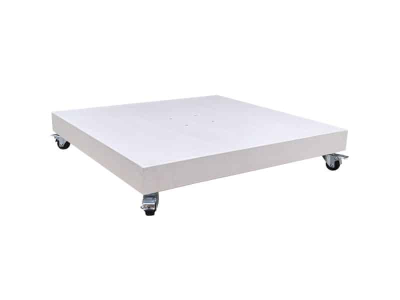AVH parasolvoet 120 kg Hacienda / Siesta met 4 wielen zand graniet (6,4x6,4)