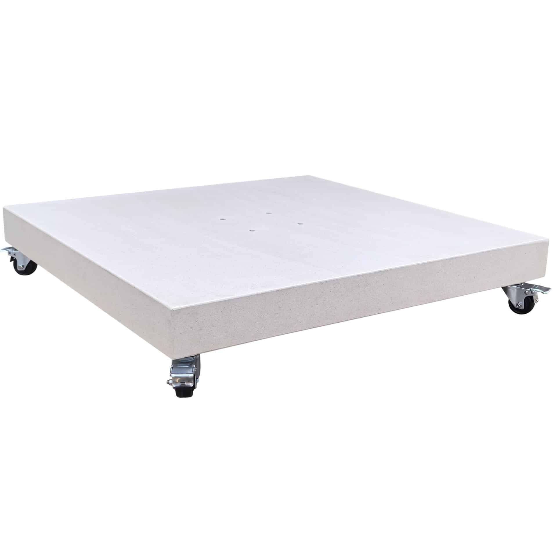 avh parasolvoet 120 kg met 4 wielen zand graniet