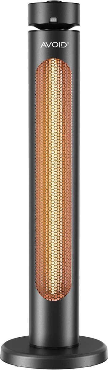 avoid® terrasverwarmer elektrische t08 gr20yd 2000w heater voor binnen en buiten