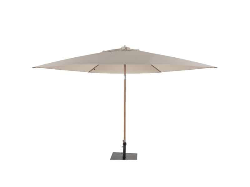 Azzurro stokparasol 300 cmØ woodlook frame zand 4 Seasons Outdoor