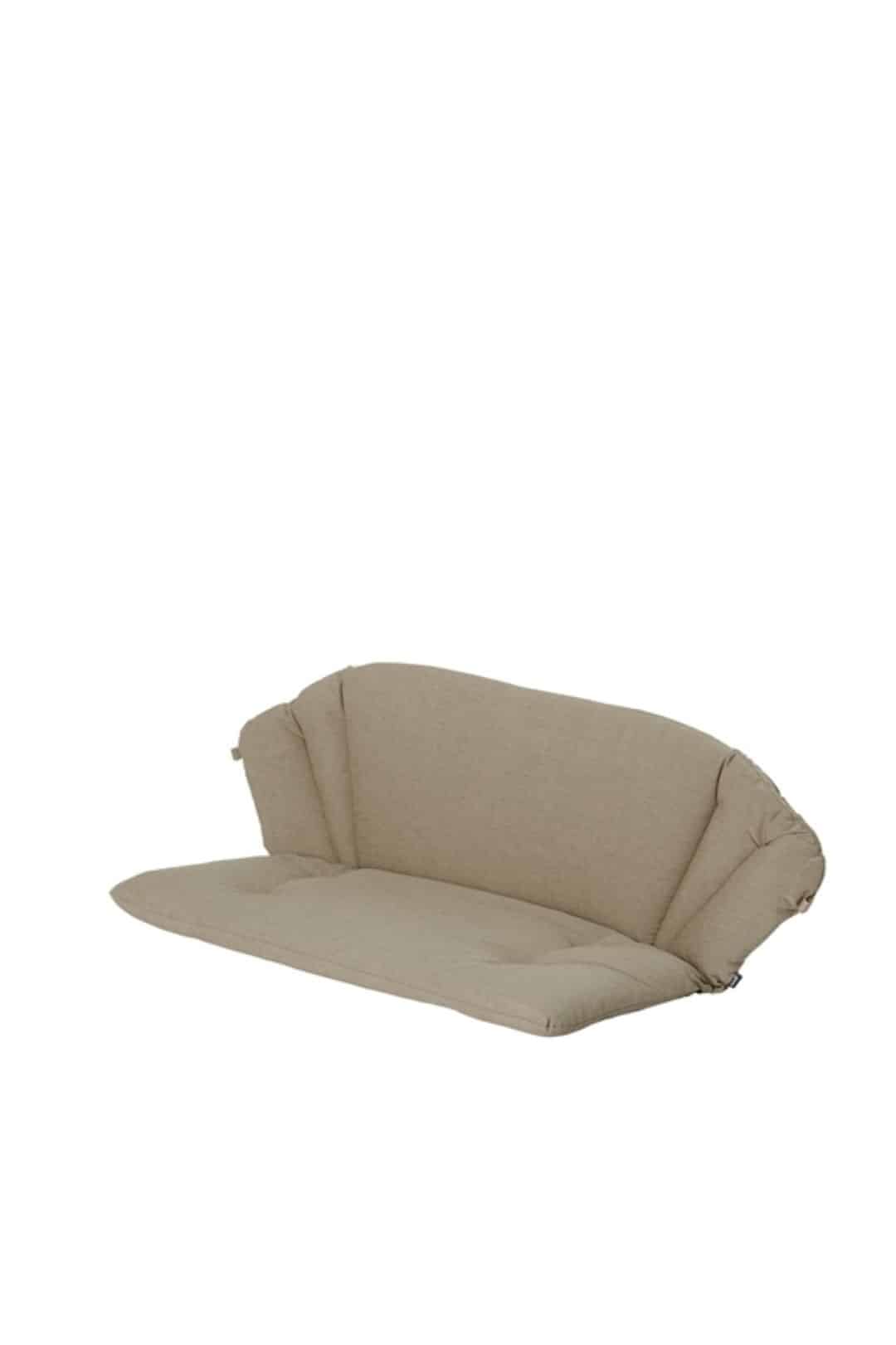 bank toledo / elegance jute 100x85x6 cm havana hartman hartman