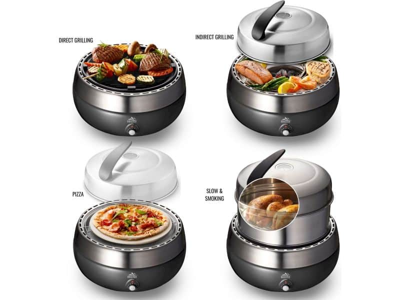 BBQ2GO Compleet - BBQ - Rookvrije Houtskool Barbecue - Tafel