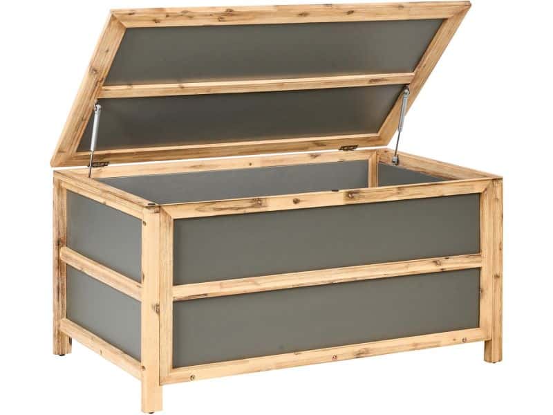 BELIANI ACATE - Kussenbox - Grijs - 330 L - Beton