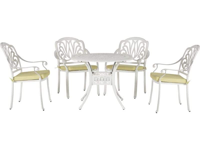 BELIANI ANCONA - Tuinset voor 4 - Gebroken wit