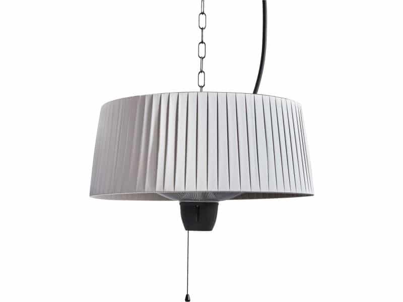 BELIANI ASCEA - Terrasverwarmer - Lichtgrijs - Aluminium