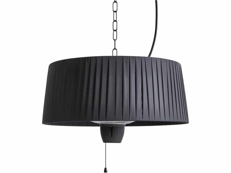 BELIANI ASCEA - Terrasverwarmer - Zwart - Aluminium