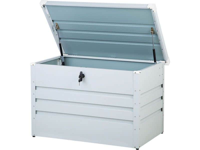 BELIANI CEBROSA - Kussenbox - Lichtgrijs - Staal