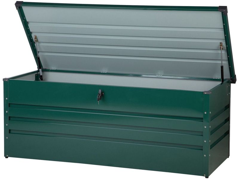 BELIANI CEBROSA L - Kussenbox - Donkergroen - Staal