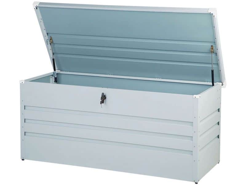 BELIANI CEBROSA M - Kussenbox - Lichtgrijs - Staal