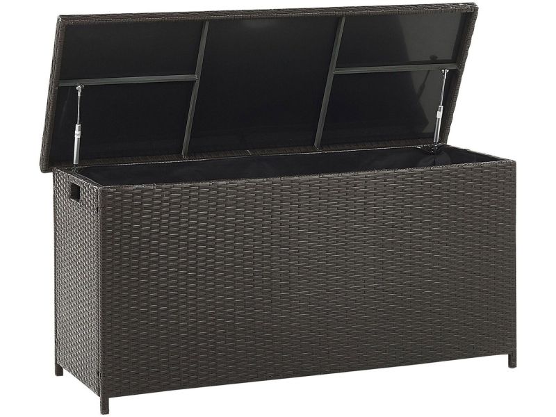 BELIANI MODENA - Kussenbox - Donkerbruin - 126 cm - PE rotan