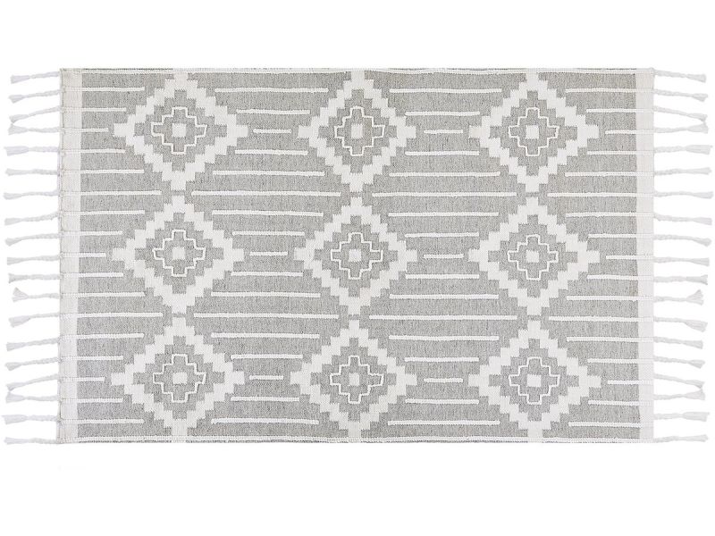 BELIANI TABIAT - Vloerkleed - Wit - 80 x 150 cm - Synthetisch materiaal