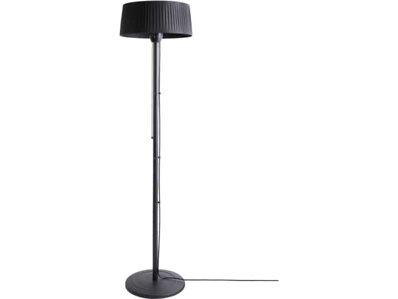 BELIANI VARAZZE - Terrasverwarmer - Zwart - Staal