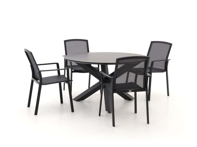 Bellagio Dranera/Ferrone ø 130cm dining tuinset 5-delig - Laagste prijsgarantie!