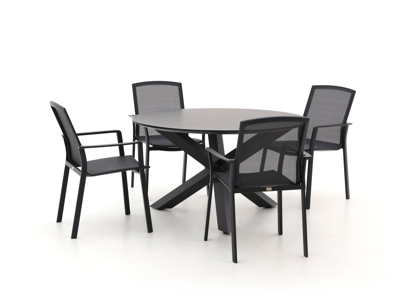 bellagio dranera/ferrone ø 130cm dining tuinset 5 delig laagste prijsgarantie!