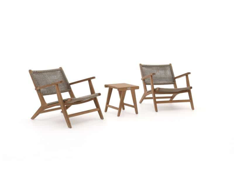 Bellagio Elcito lounge balkonset 3-delig - Laagste prijsgarantie!